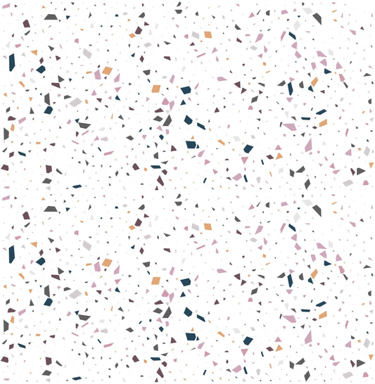 White Terrazzo Pattern Vinyl Wrap