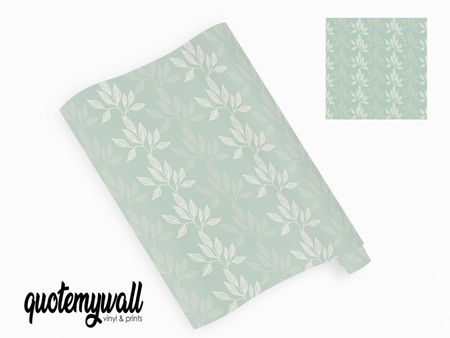 Mint Leaf Vinyl Furniture Wrap