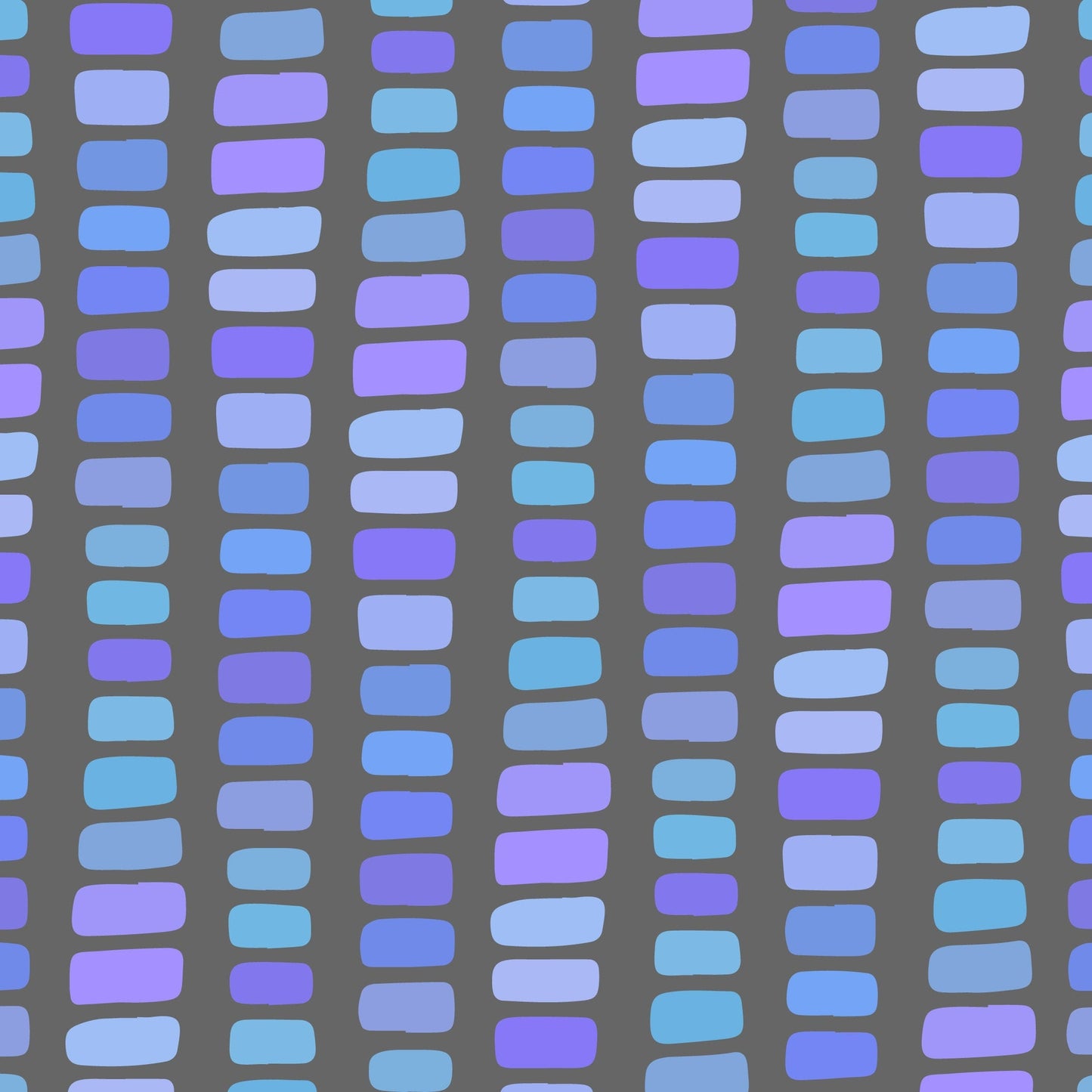 Blue Rounded Shapes Pattern Vinyl Furniture Wrap