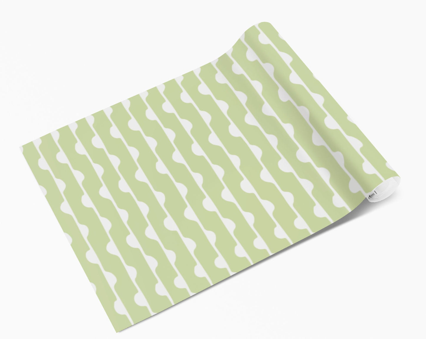 Green Squiggles Pattern Vinyl Wrap