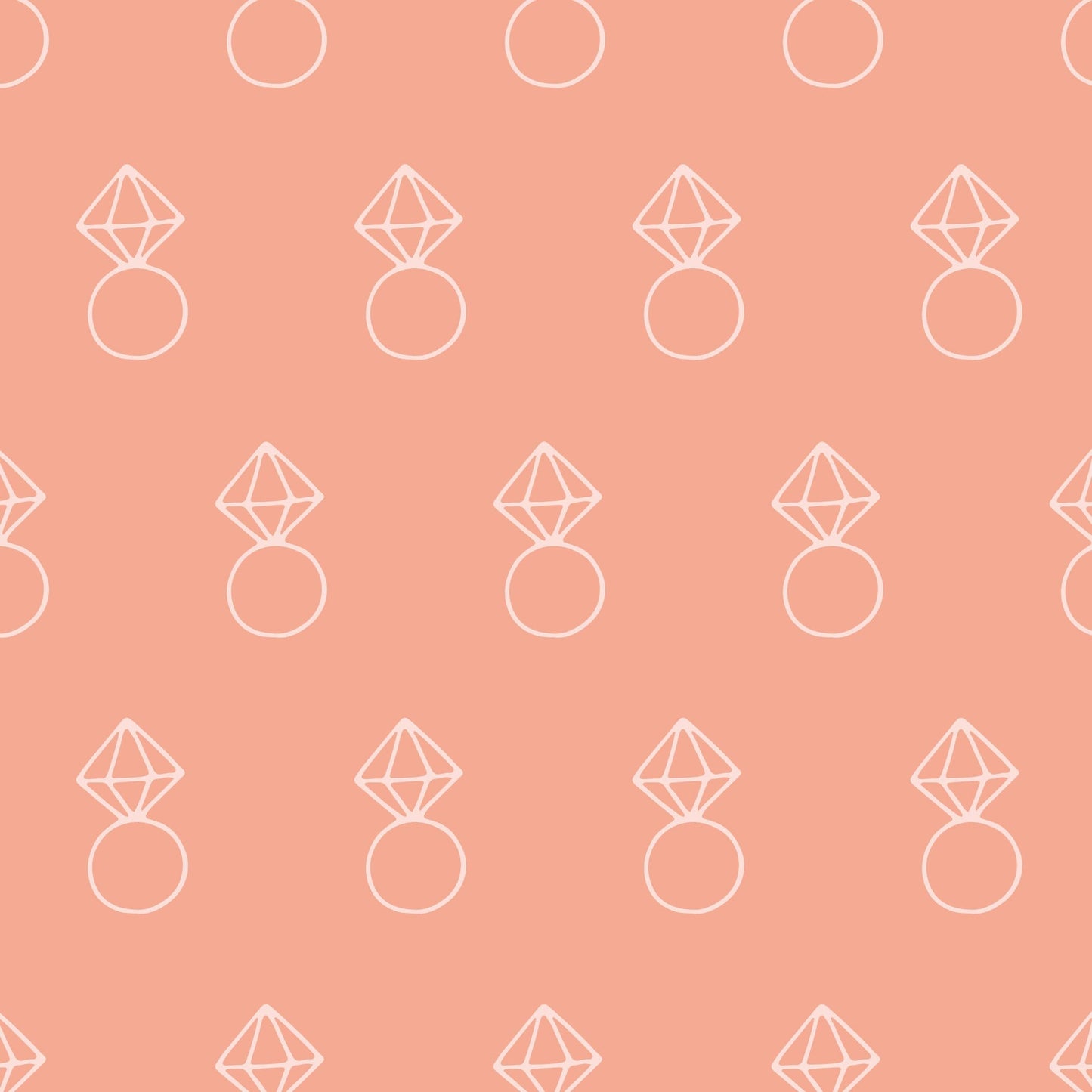 Orange Diamond Ring Geometric Vinyl Wrap
