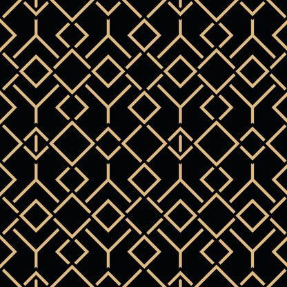 Art Deco Gold Geometric Pattern Vinyl Wrap