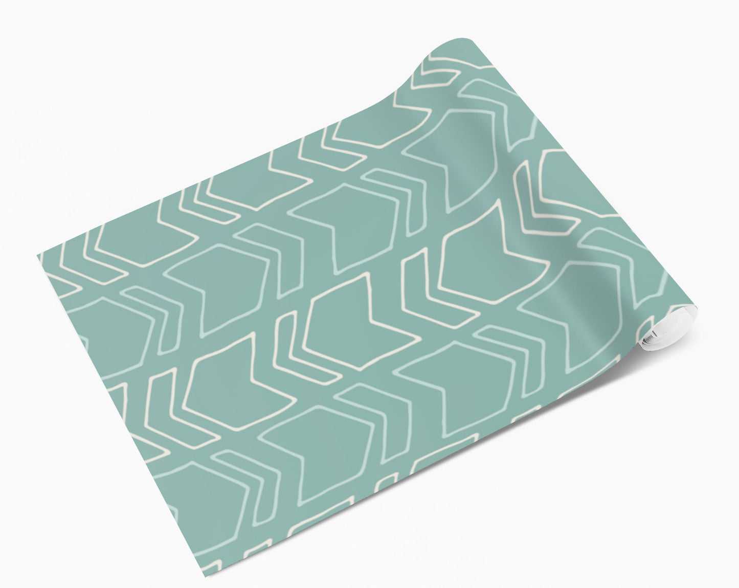 Green Mint Chevron Vinyl Window/Furniture Wrap