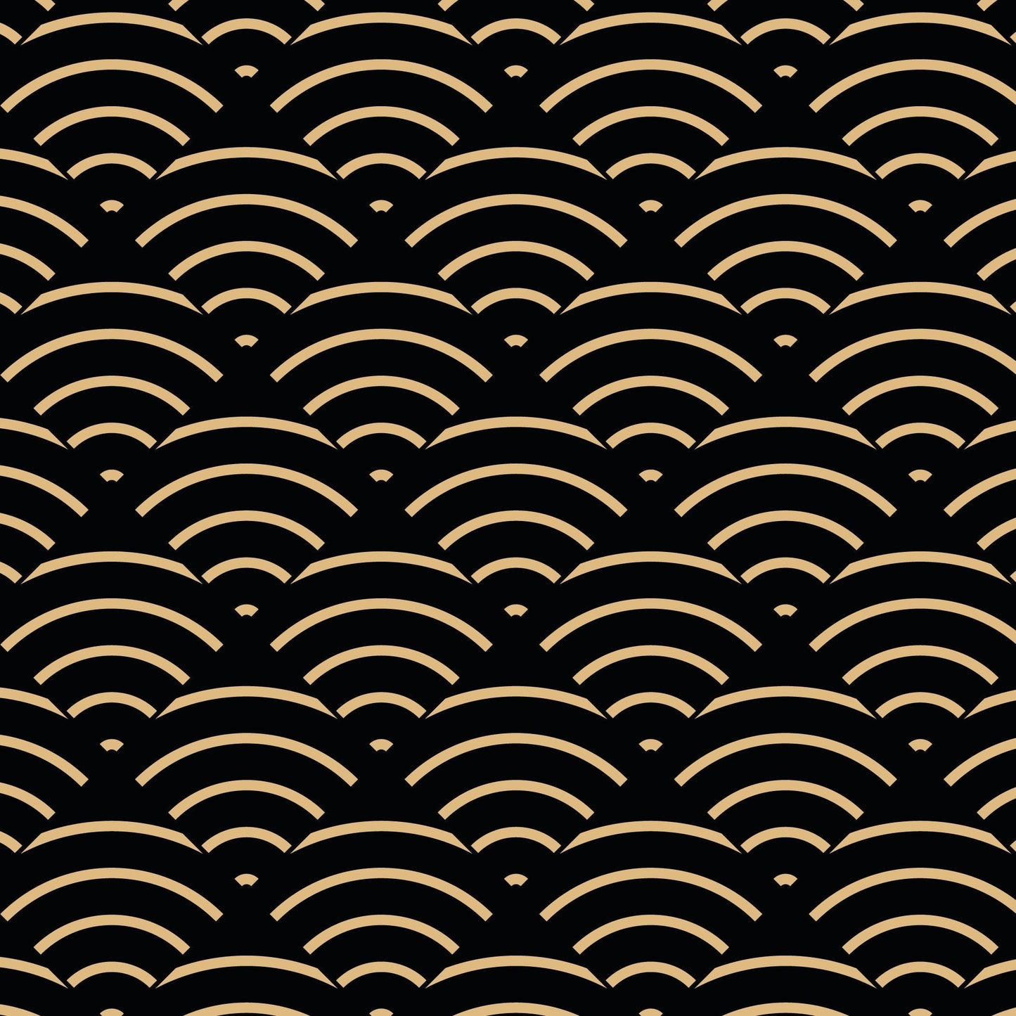 Gold Art Deco Abstract Pattern Vinyl Wrap