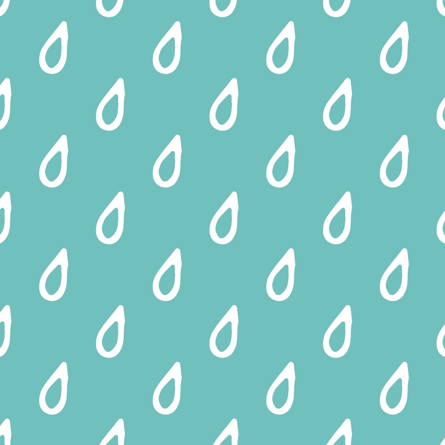Mint Green Raindrops Vinyl Wrap