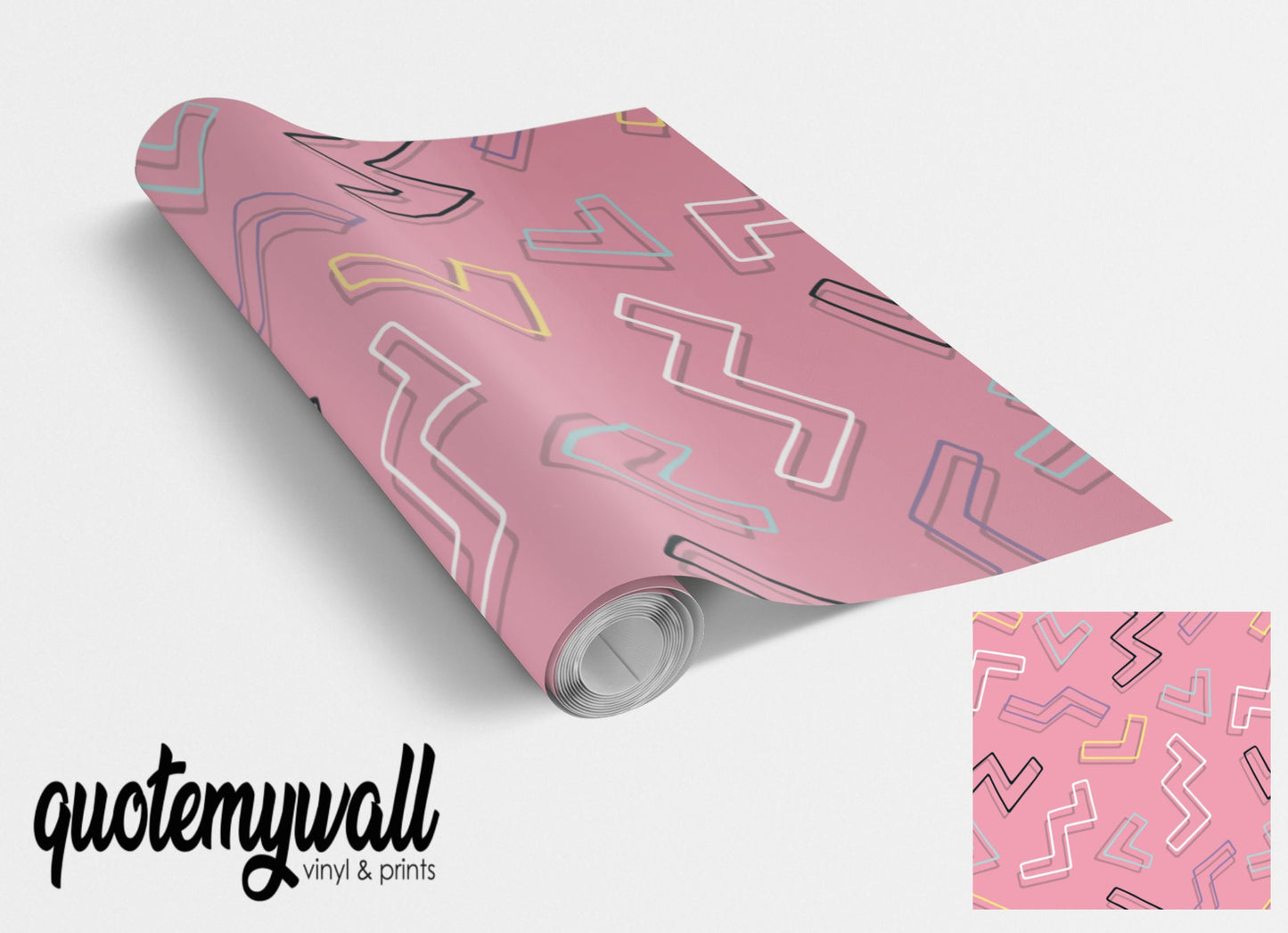 Geometric Shapes & Shadows Vinyl Wrap