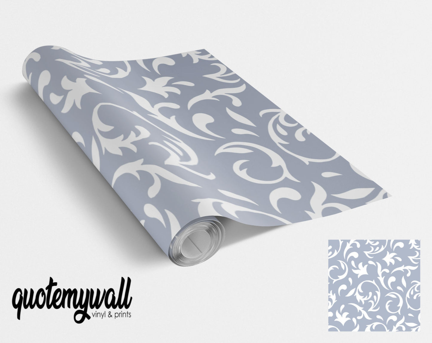 Lilac Floral Pattern Vinyl Furniture Wrap