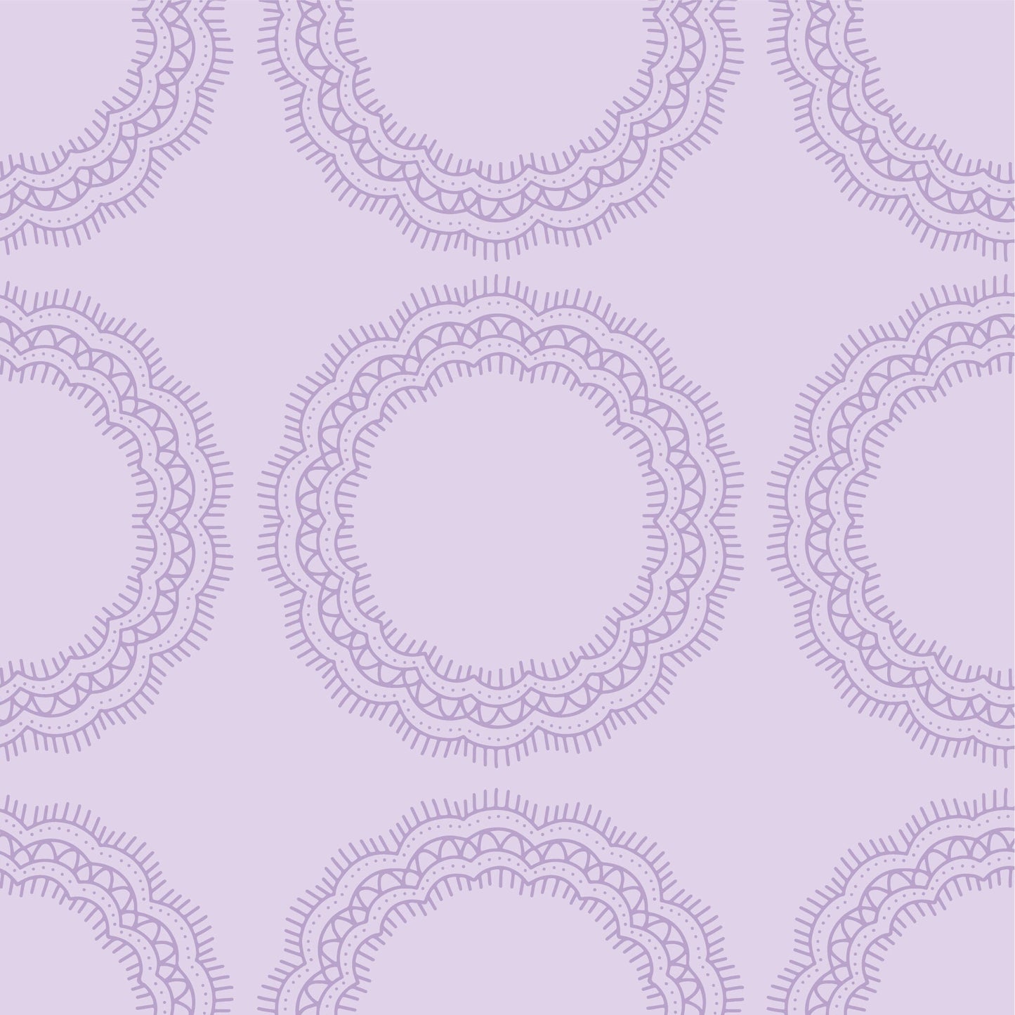 Purple Mandala Pattern Vinyl Furniture Wrap