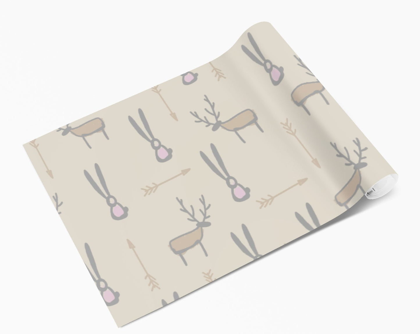 Deer, Bunny & Arrows Pattern Vinyl Wrap