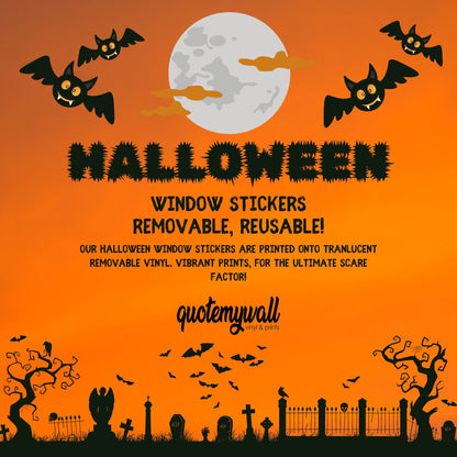 Cute Halloween Ghost Decorations, Halloween Window Stickers, Halloween Decals, Halloween Stickers, Ghost Stickers
