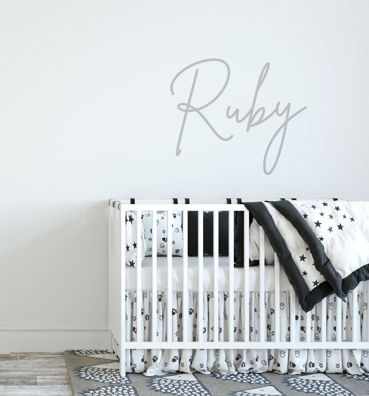 Personalised Name Wall Sticker Decal Customised Children's Vinyl Wall Art For Kids Rooms Nursery