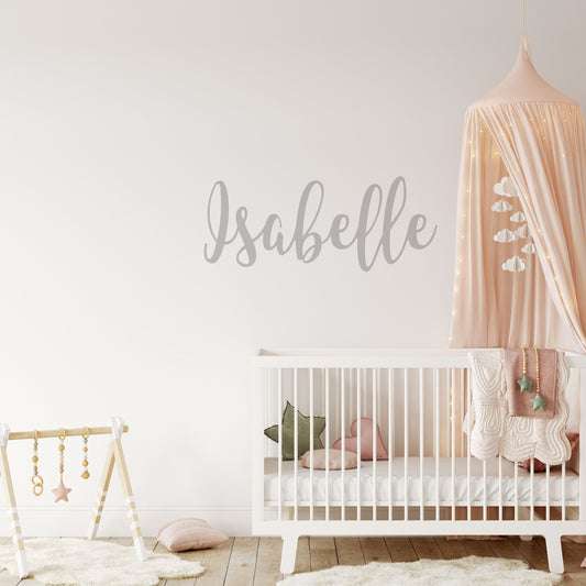 Personalised Name Wall Sticker Decal For Kids Rooms Nursery Childrens Bedroom Customised Wall Art