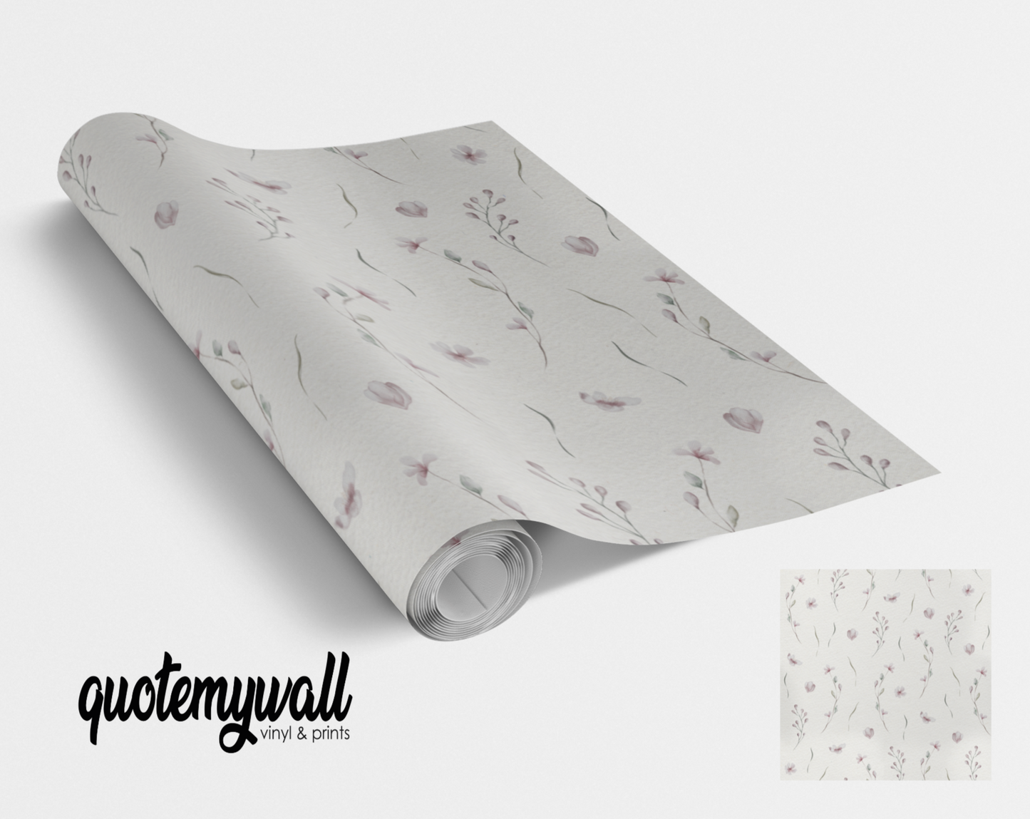 Mini Sweet Pea Flowers Self Adhesive Vinyl