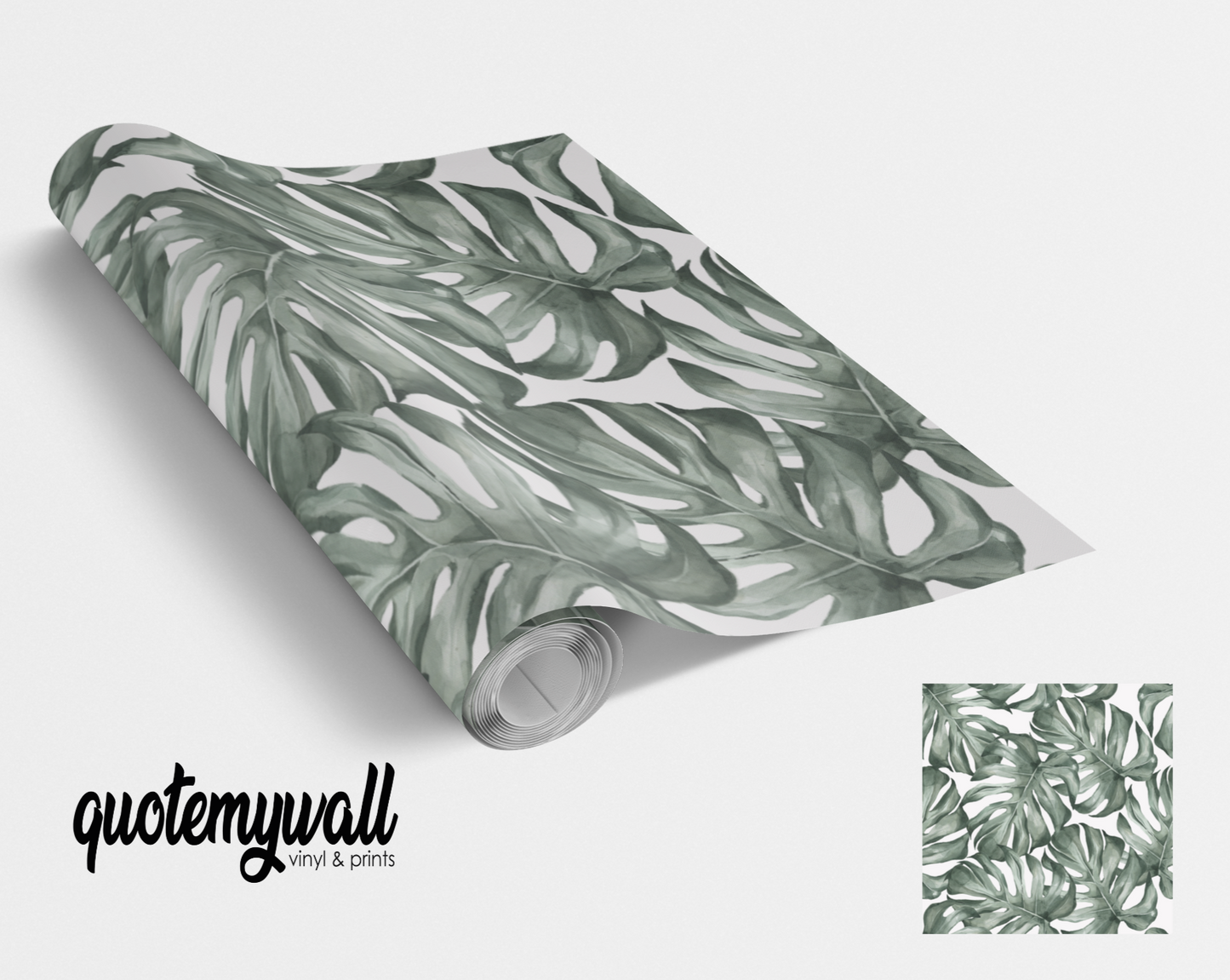 Tropical Palm Leaf Vinyl Furniture Sticker