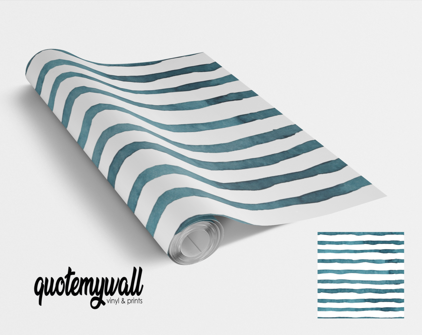 Green Painted Rough Lines Self Adhesive Vinyl