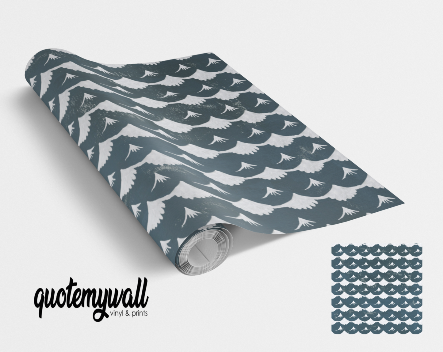 Green Mountain Peak Landscape Self Adhesive Vinyl