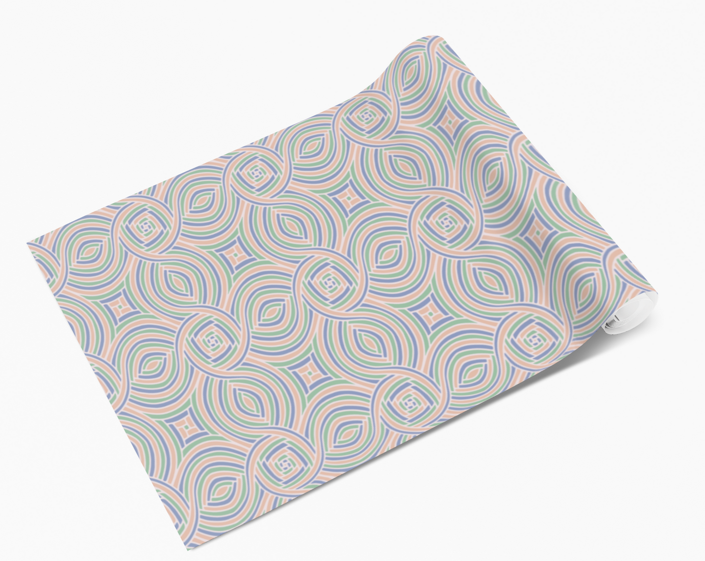Pastel Swirl Pattern Self Adhesive Wrap