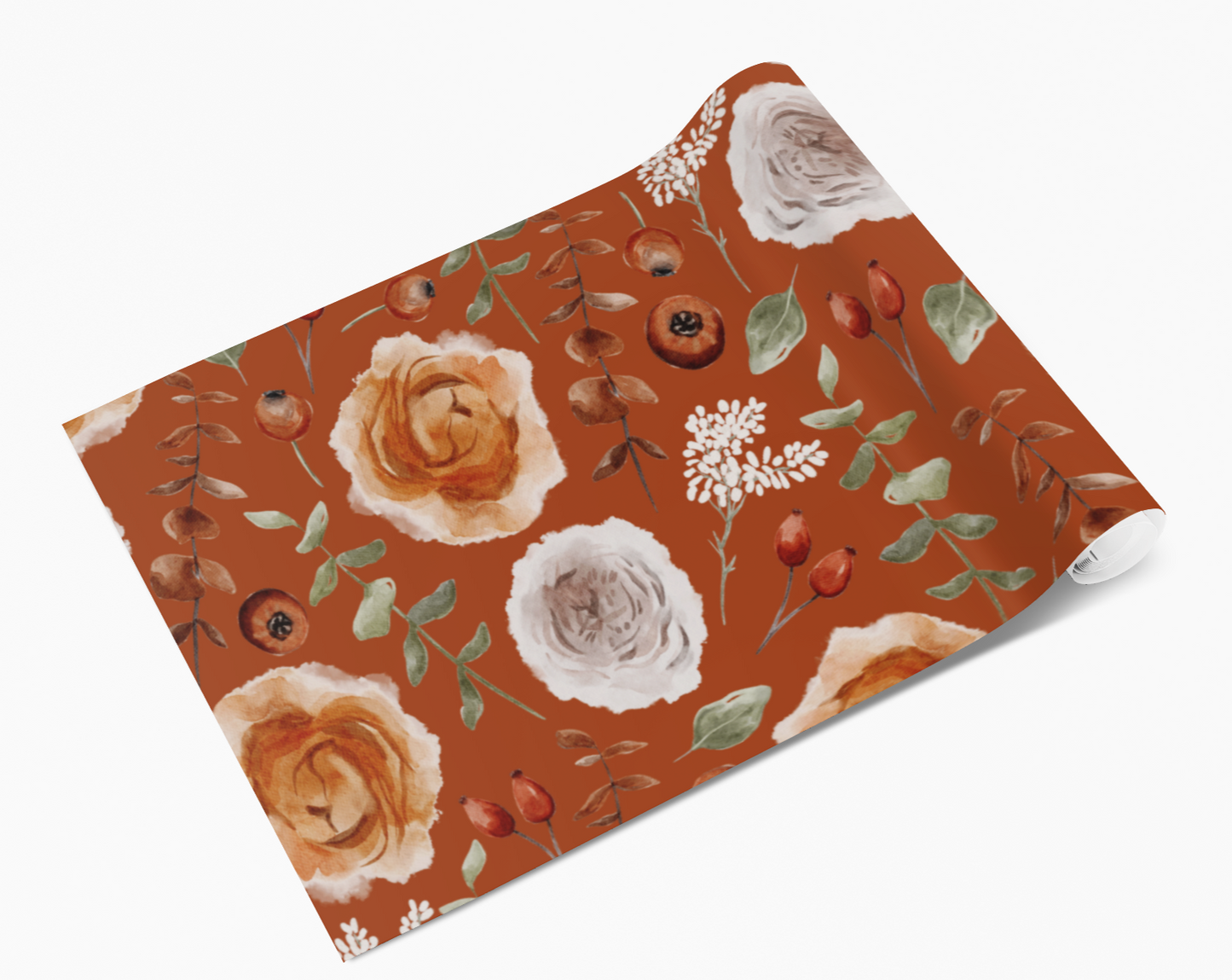 Orange Rose Poppy Seed Self Adhesive Vinyl