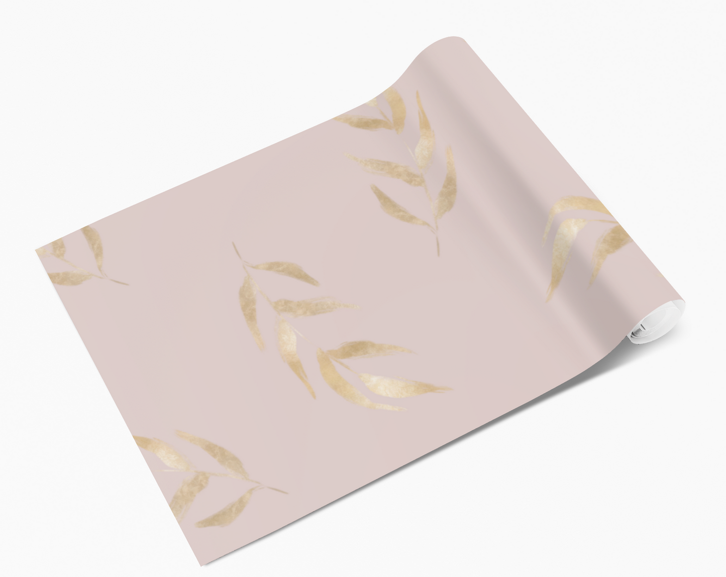 Blush Pink Gold Leaf Self Adhesive Vinyl