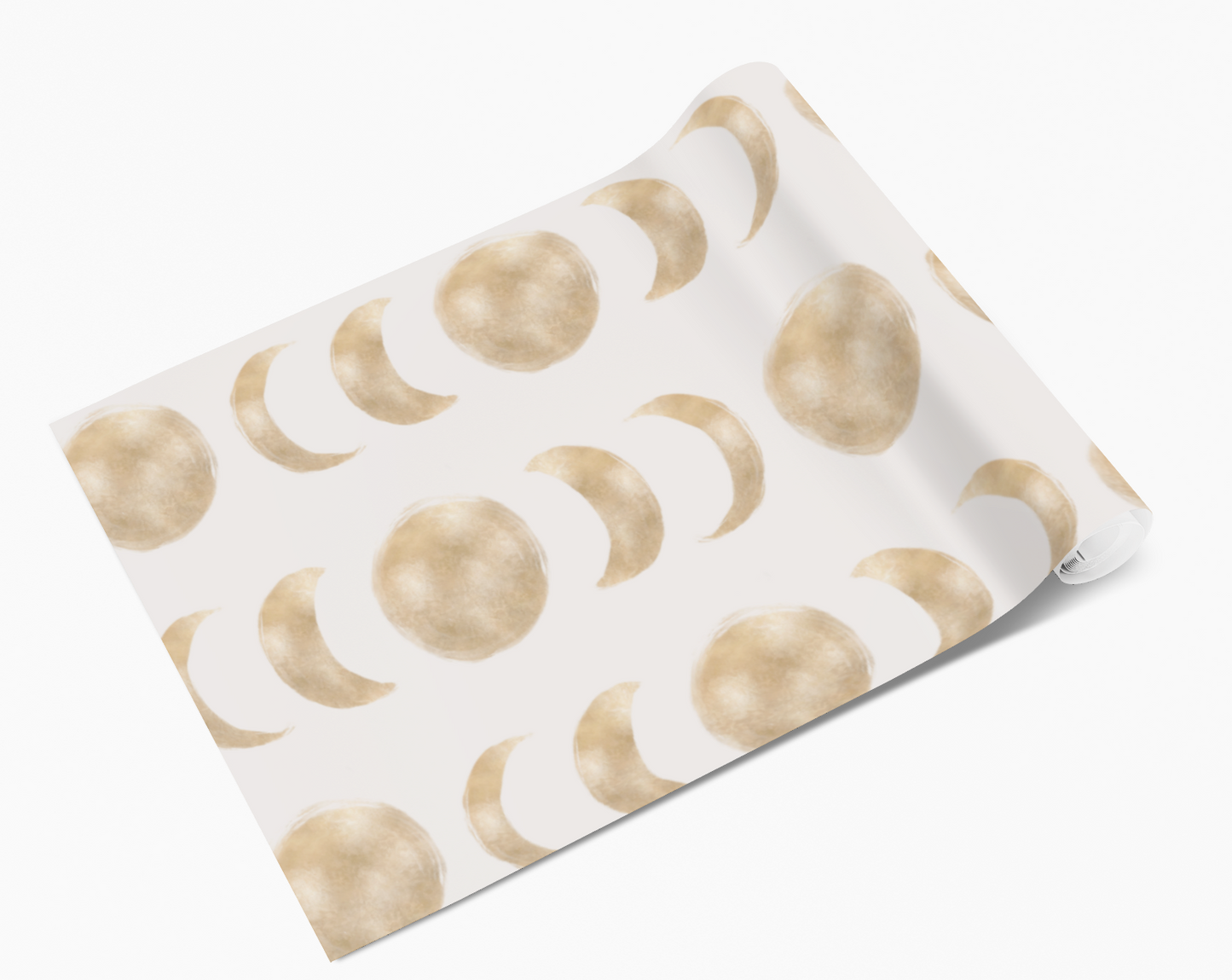 Beige Eclipse Moon Cycle Self Adhesive Vinyl Wrap