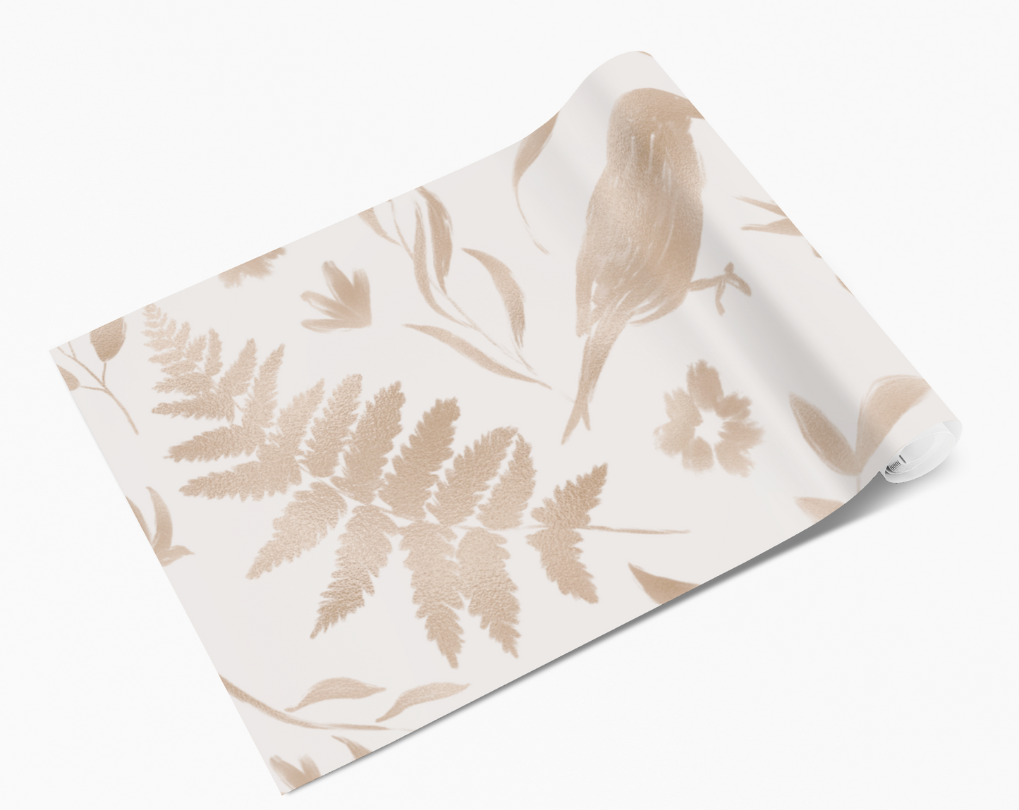 Nature Sparrow Fern Leaf Self Adhesive Vinyl
