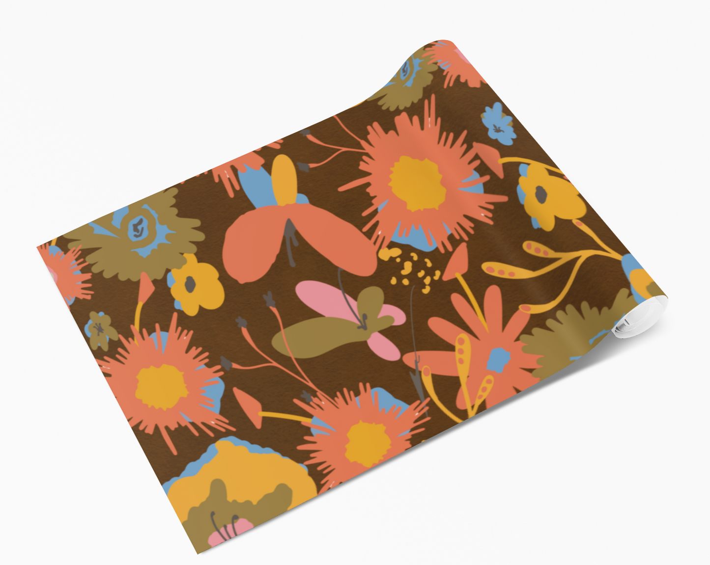 Funky Colour Flower Display Vinyl Furniture Wrap