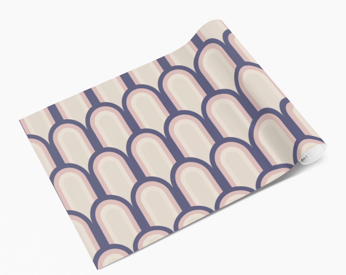 Blush Navy Cream Archways Self Adhesive Vinyl
