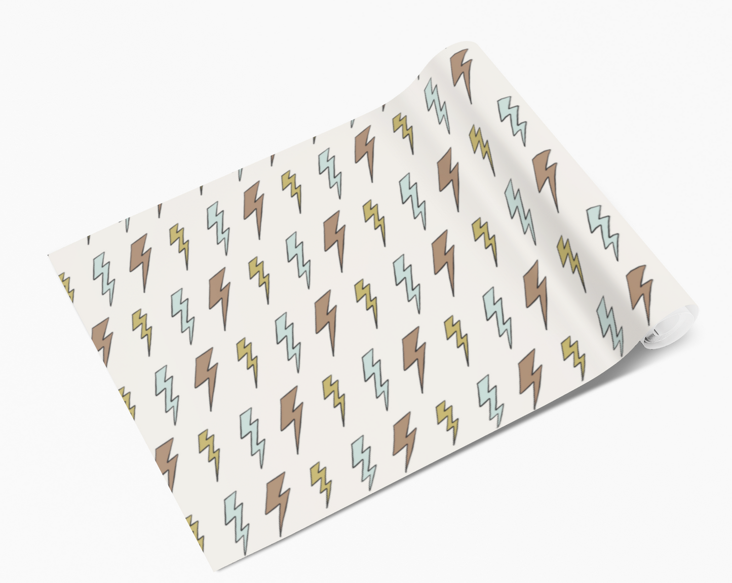Mini Lightning Bolts Print Self Adhesive Vinyl