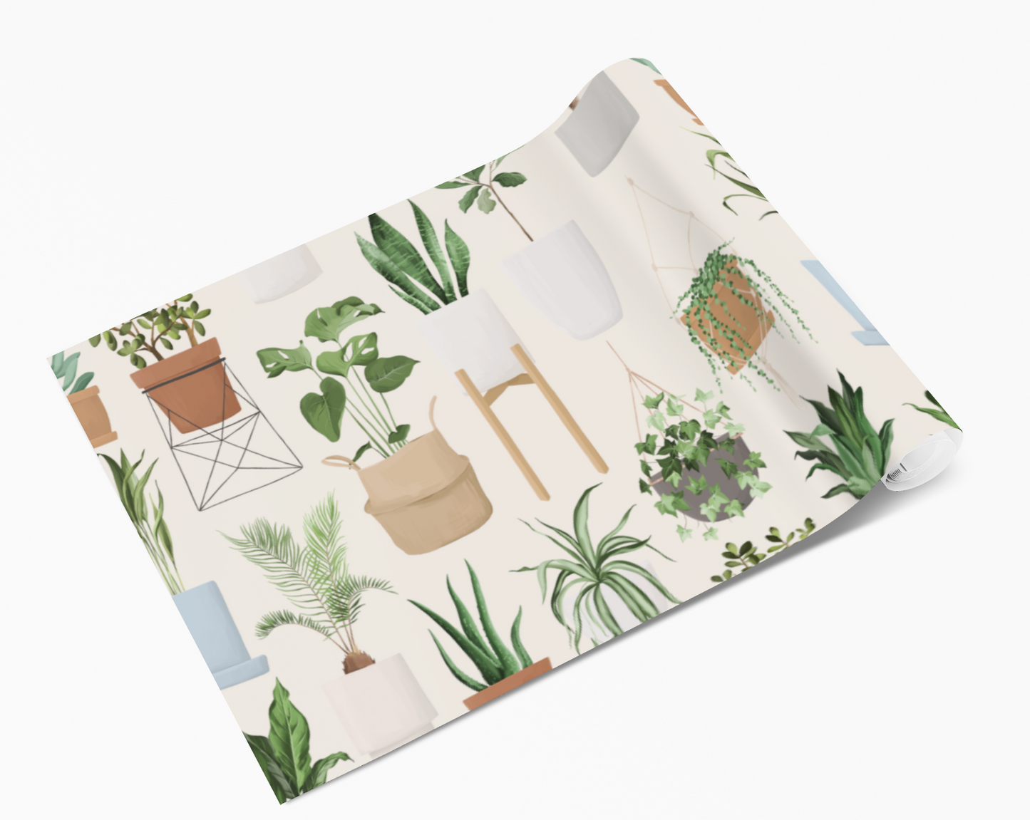 Light Houseplant Plant Pots Plants Self Adhesive Vinyl