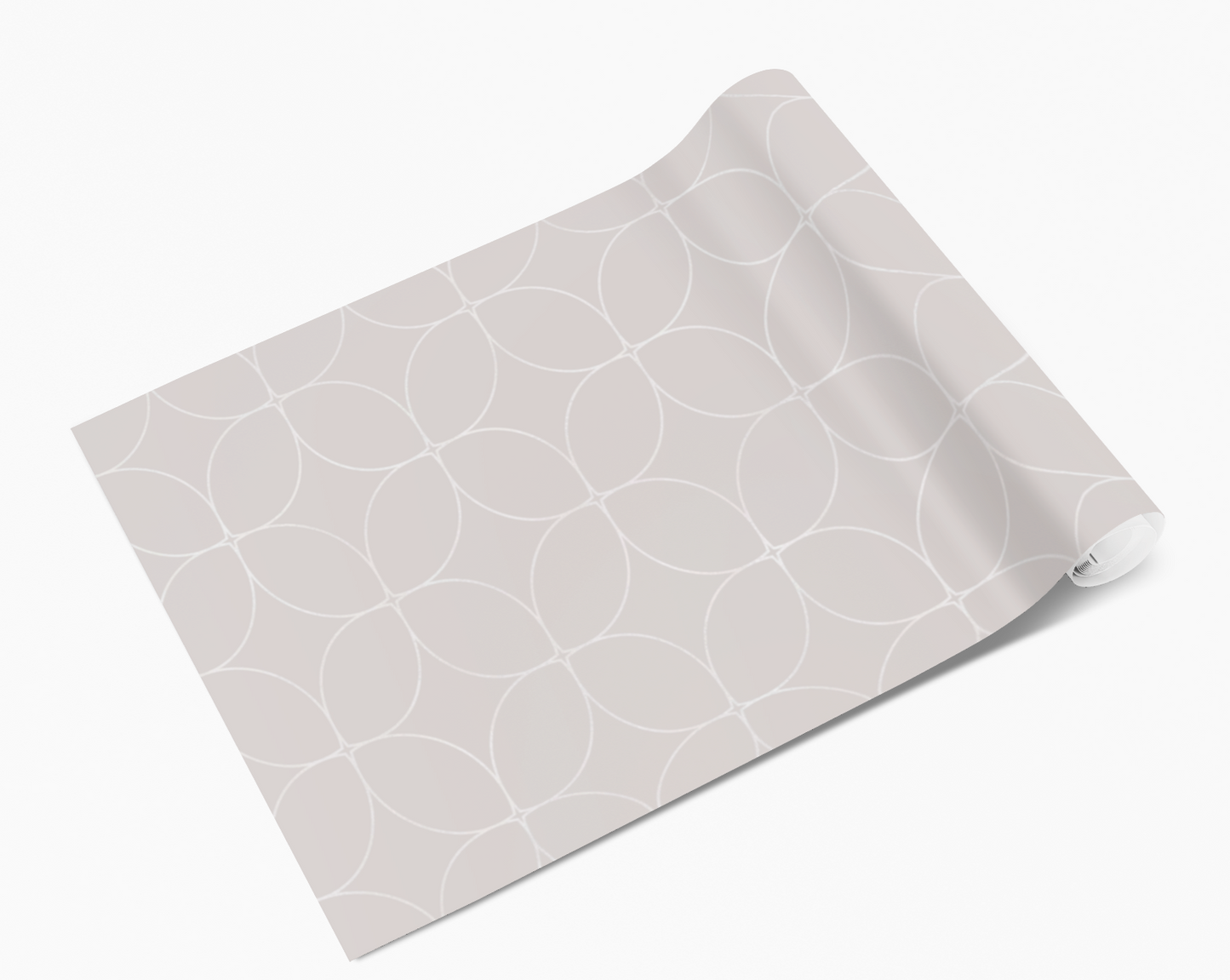 Powder Pink Geometric Tile Deign Vinyl Furniture Wrap