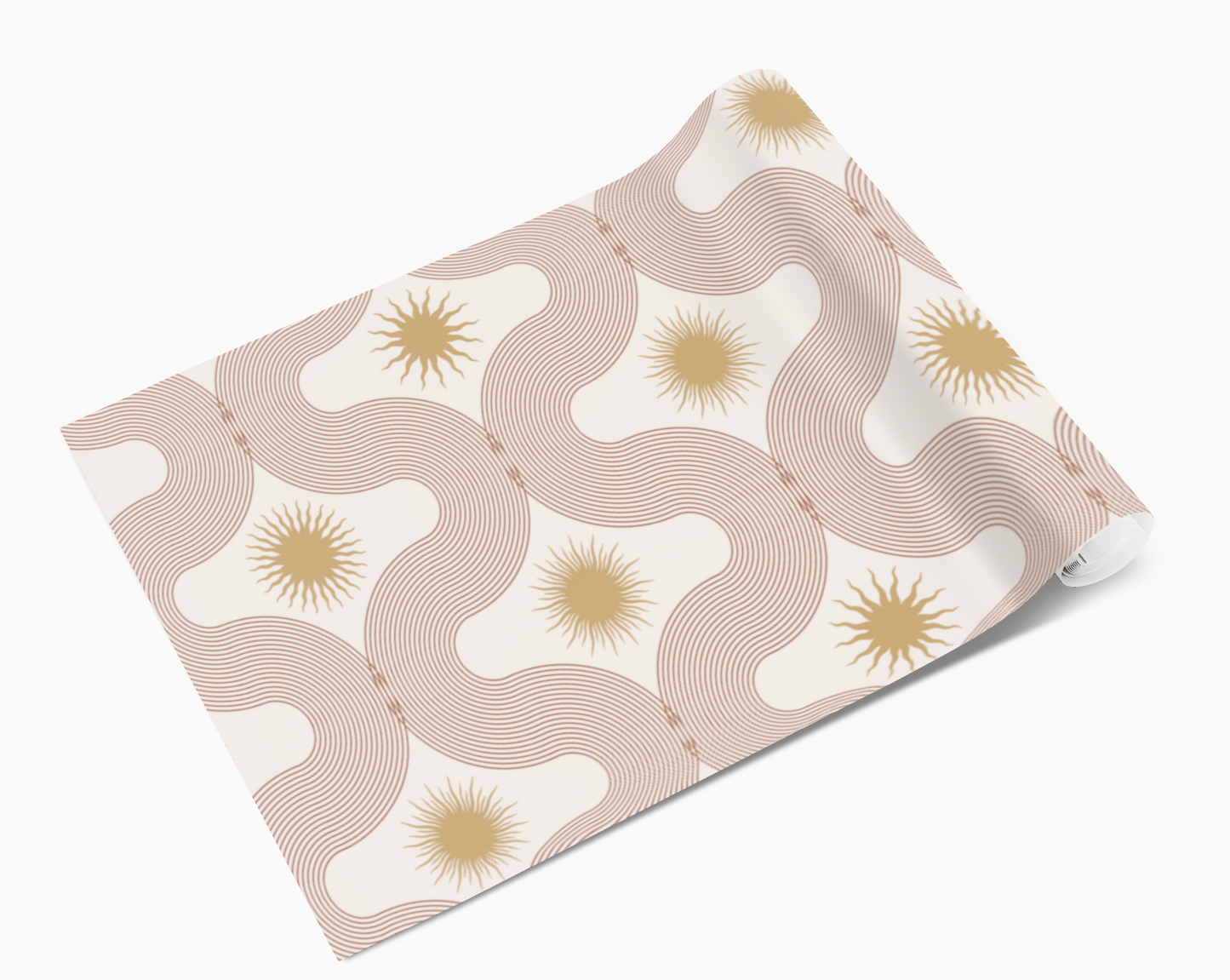 Wavy Fine Lines Sunbursts Self Adhesive Vinyl