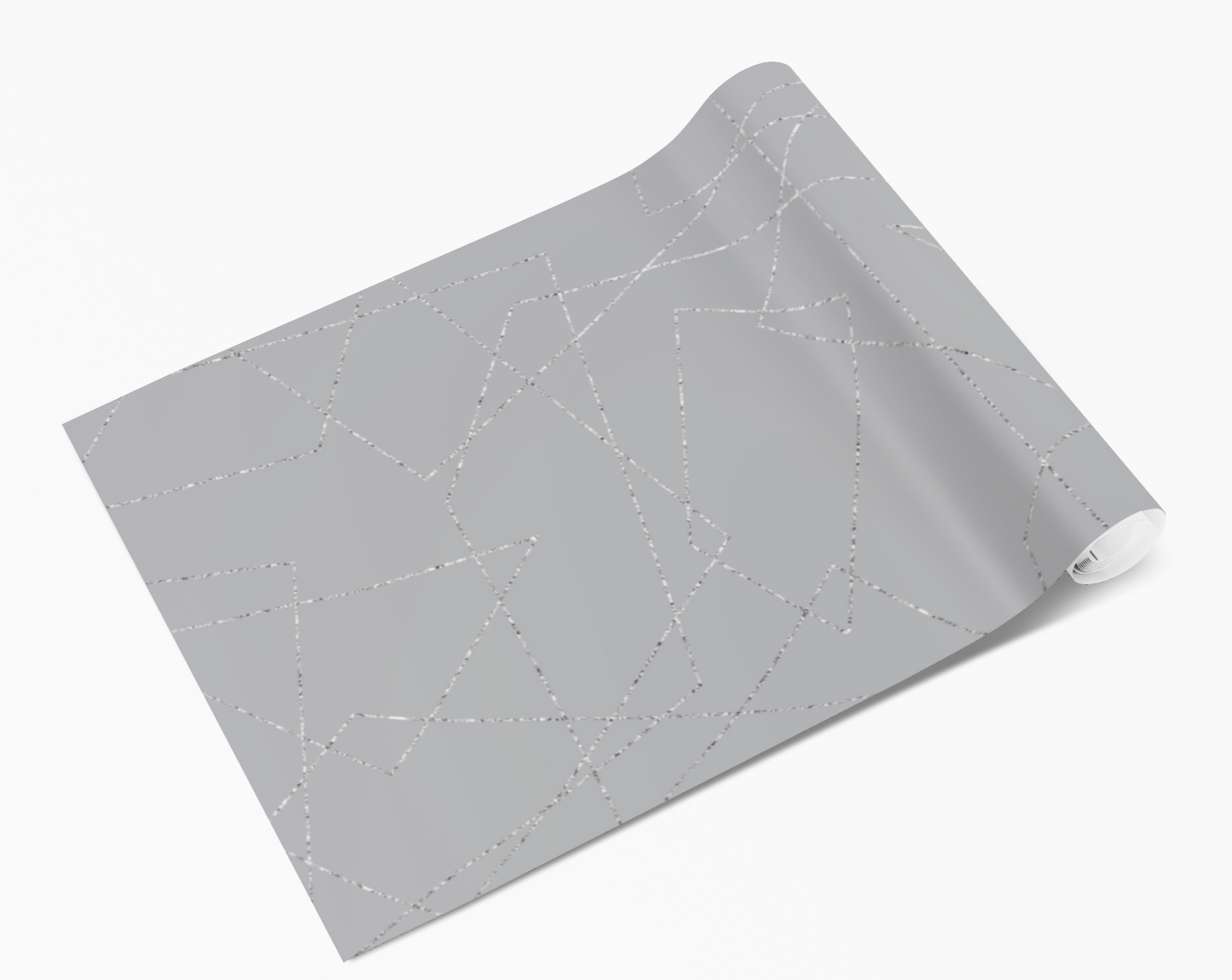 Grey Abstract Lines Self Adhesive Vinyl