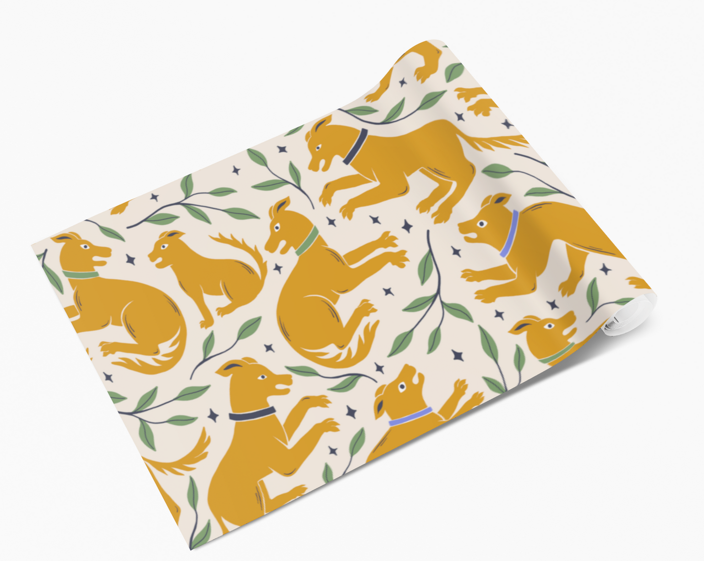 Wild Dog Print Vinyl Furniture Wrap