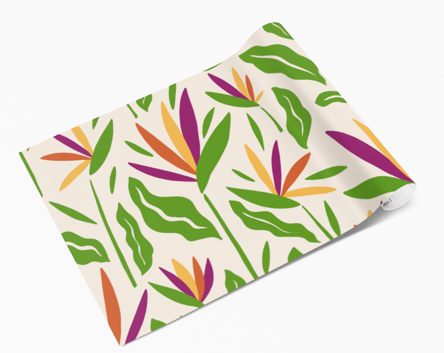 Tropical Bird Of Paradise Exotic Bloom Flower Vinyl Furniture Wrap