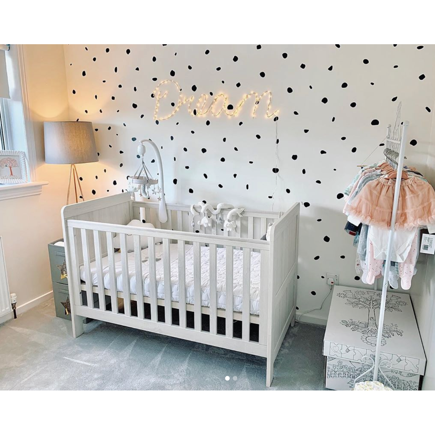 Irregular Polka Dot Wall Stickers Dalmation Spots