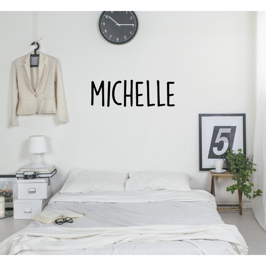 Tall Text Personalised Wall Sticker