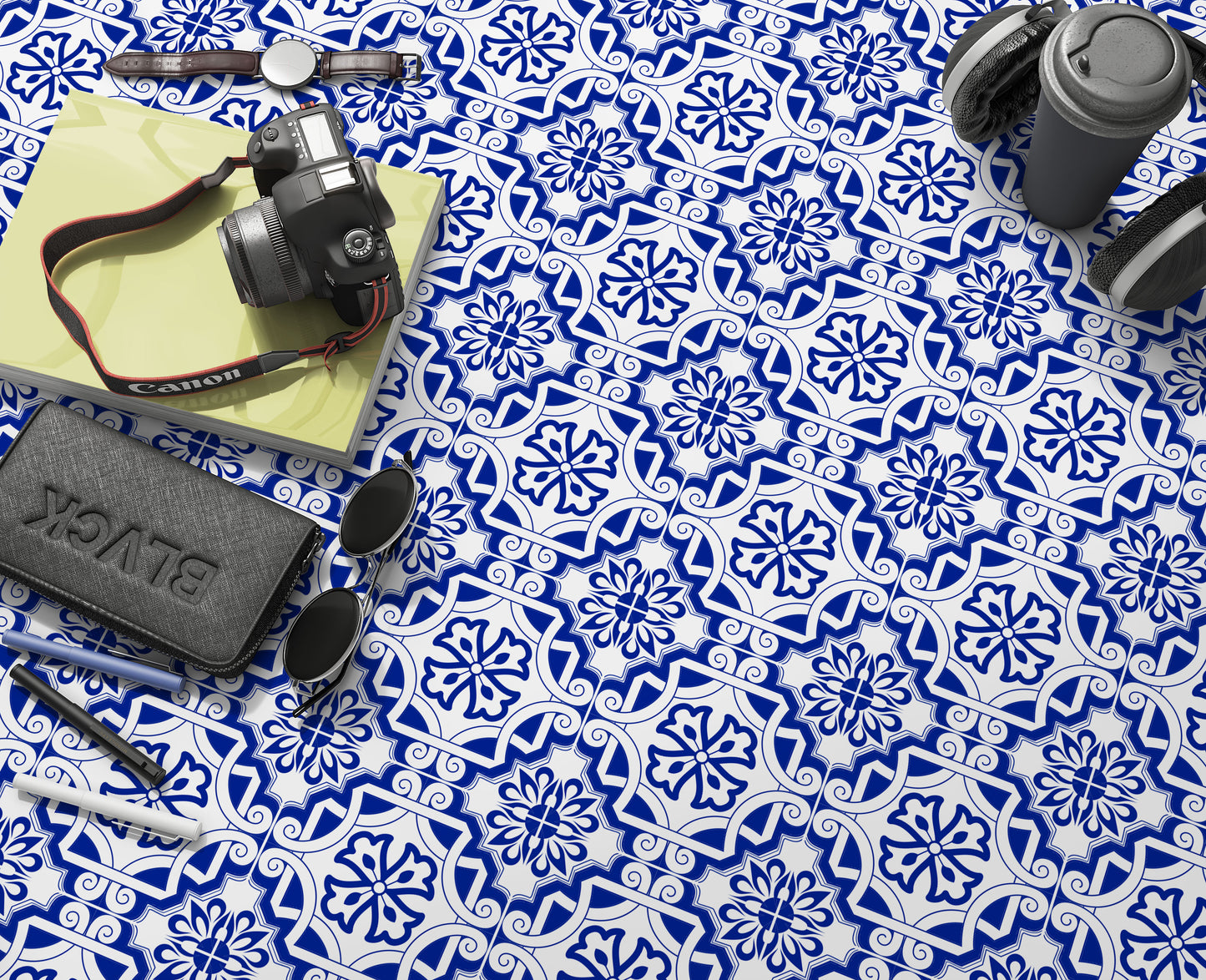 Cornflower Blue Peel & Stick Tile Stickers