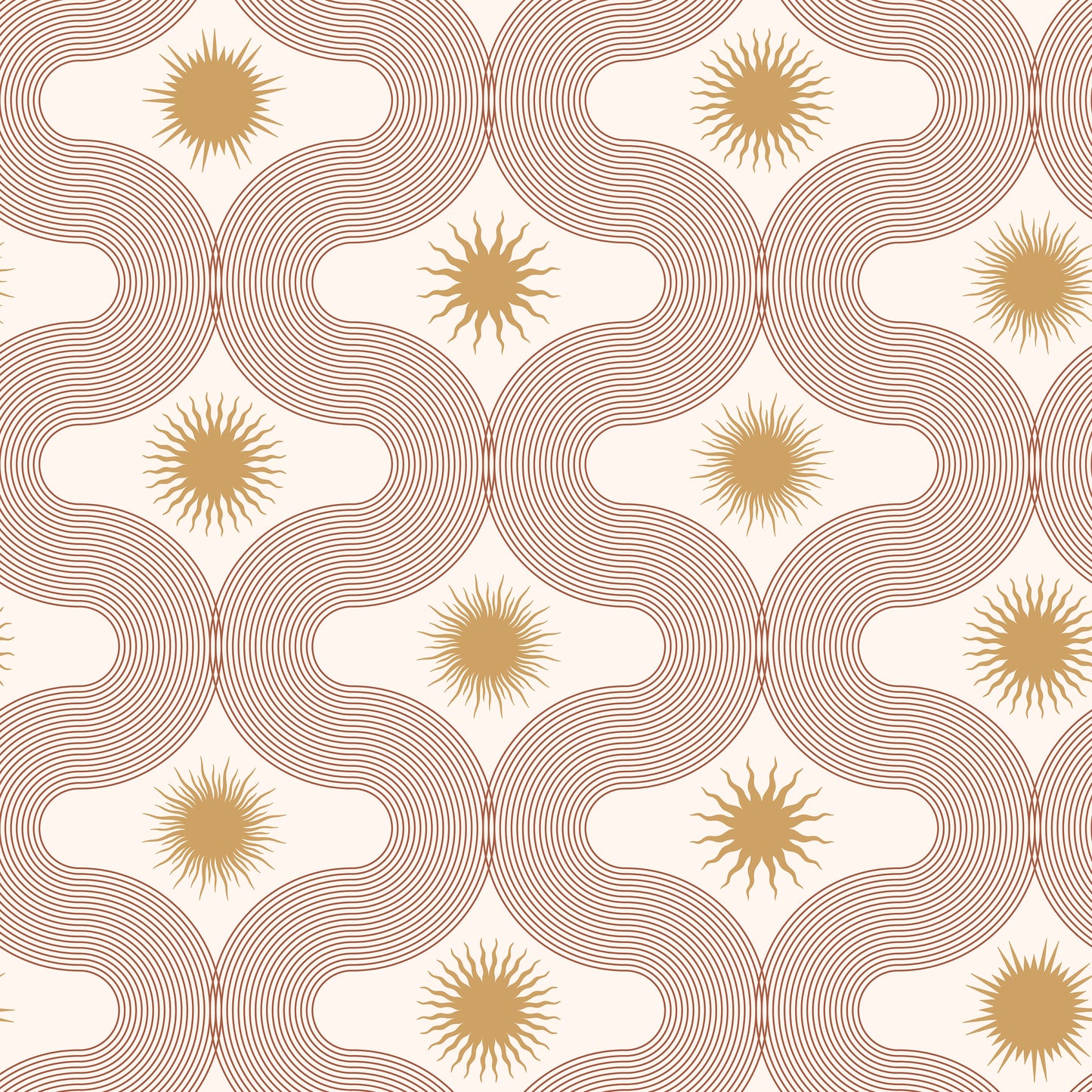 Wavy Fine Lines Sunbursts Self Adhesive Vinyl