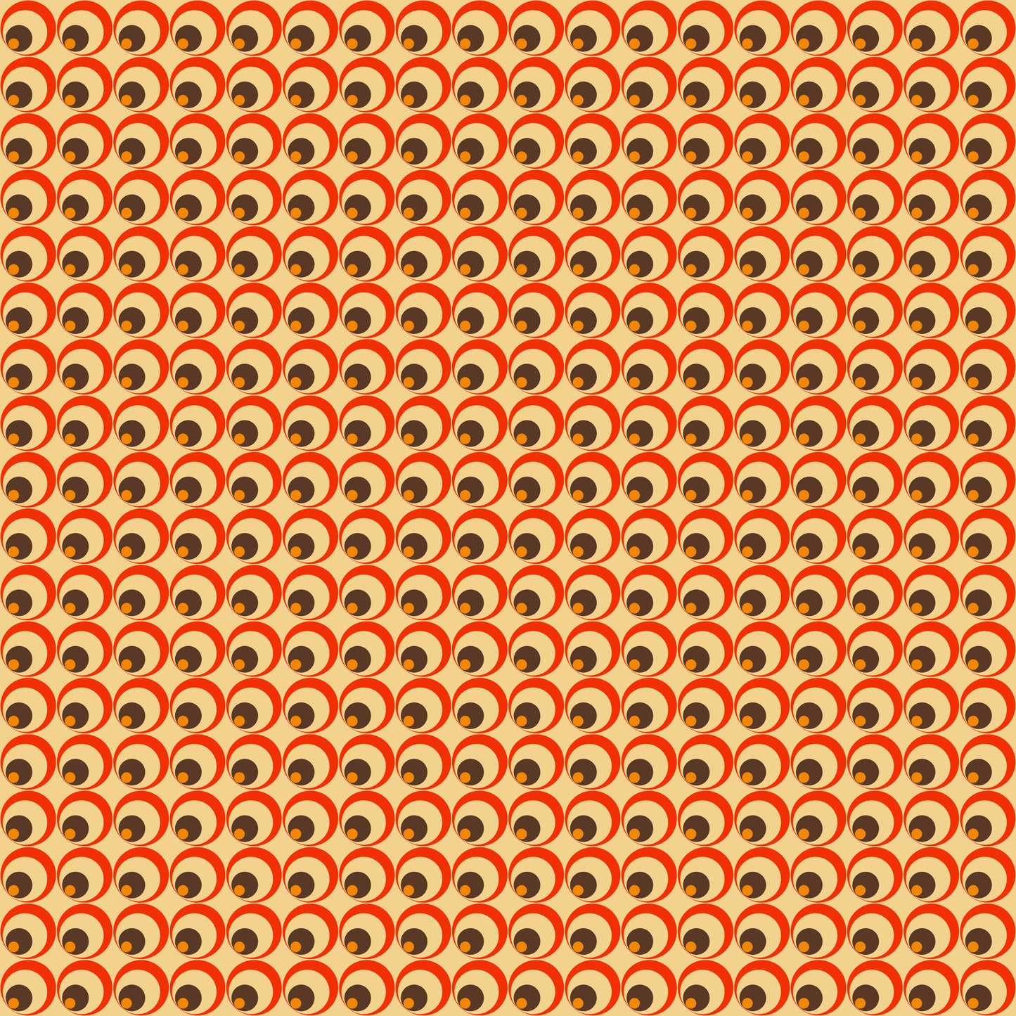 Groovy Retro Blob Circles Vinyl Furniture Wrap