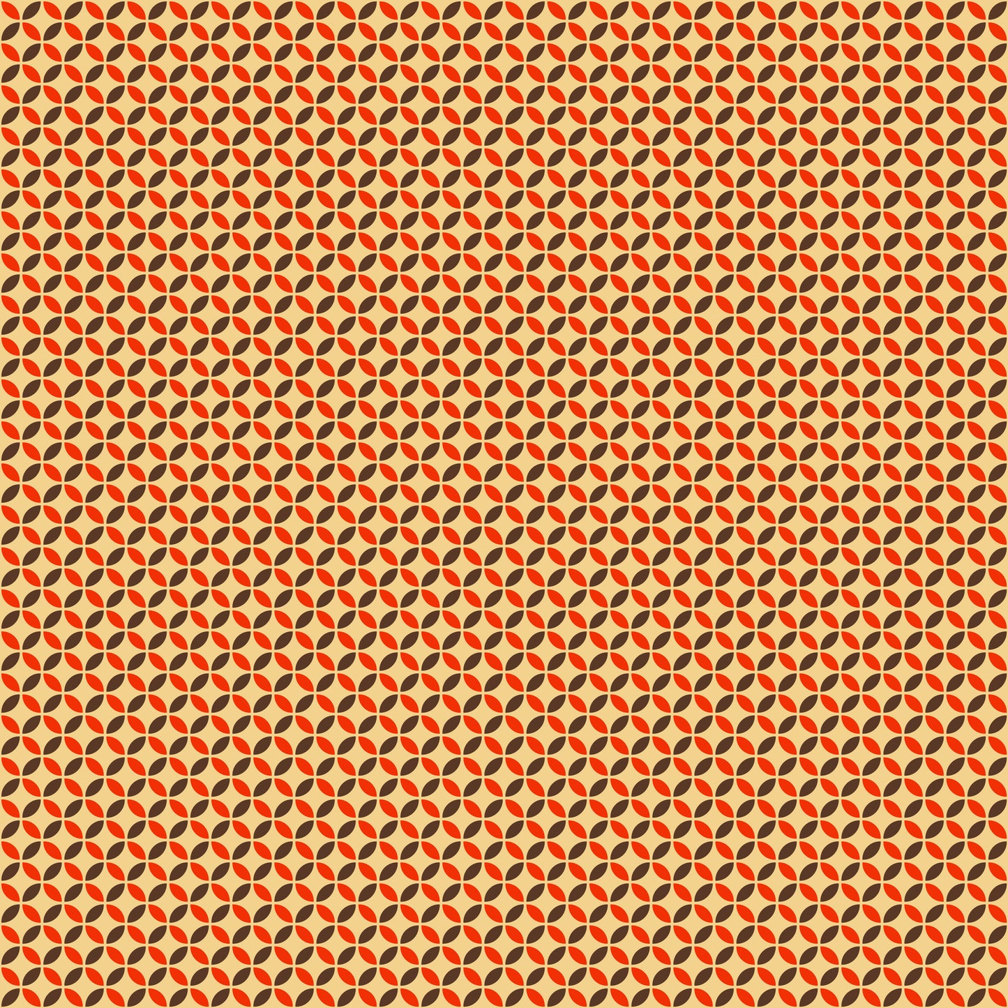 Retro Print Tan Self Adhesive Vinyl