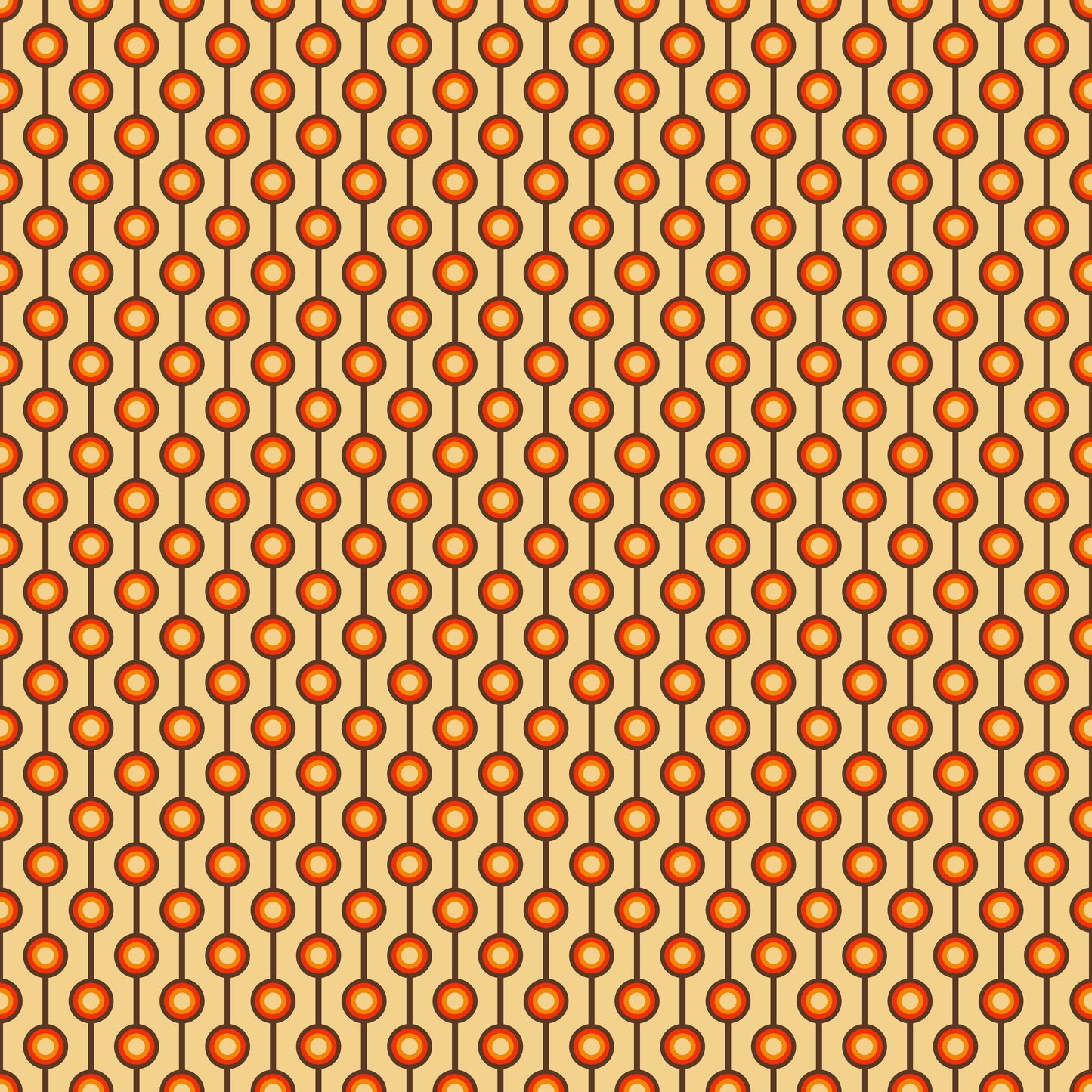 Bobble String Retro Print Self Adhesive Vinyl