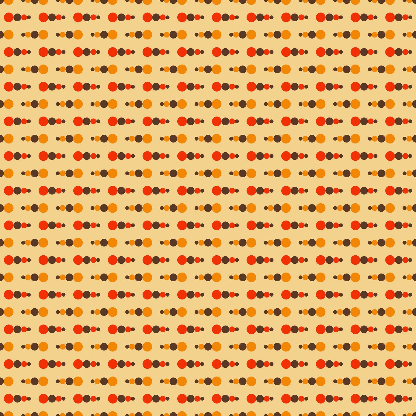 Beige Tiny Bobble Stack Print Vinyl Furniture Sticker