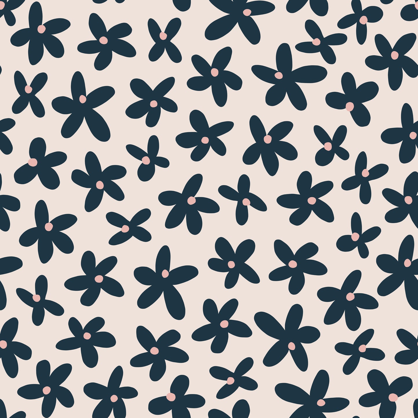 Dainty Flower Petals Pattern Self Adhesive Vinyl