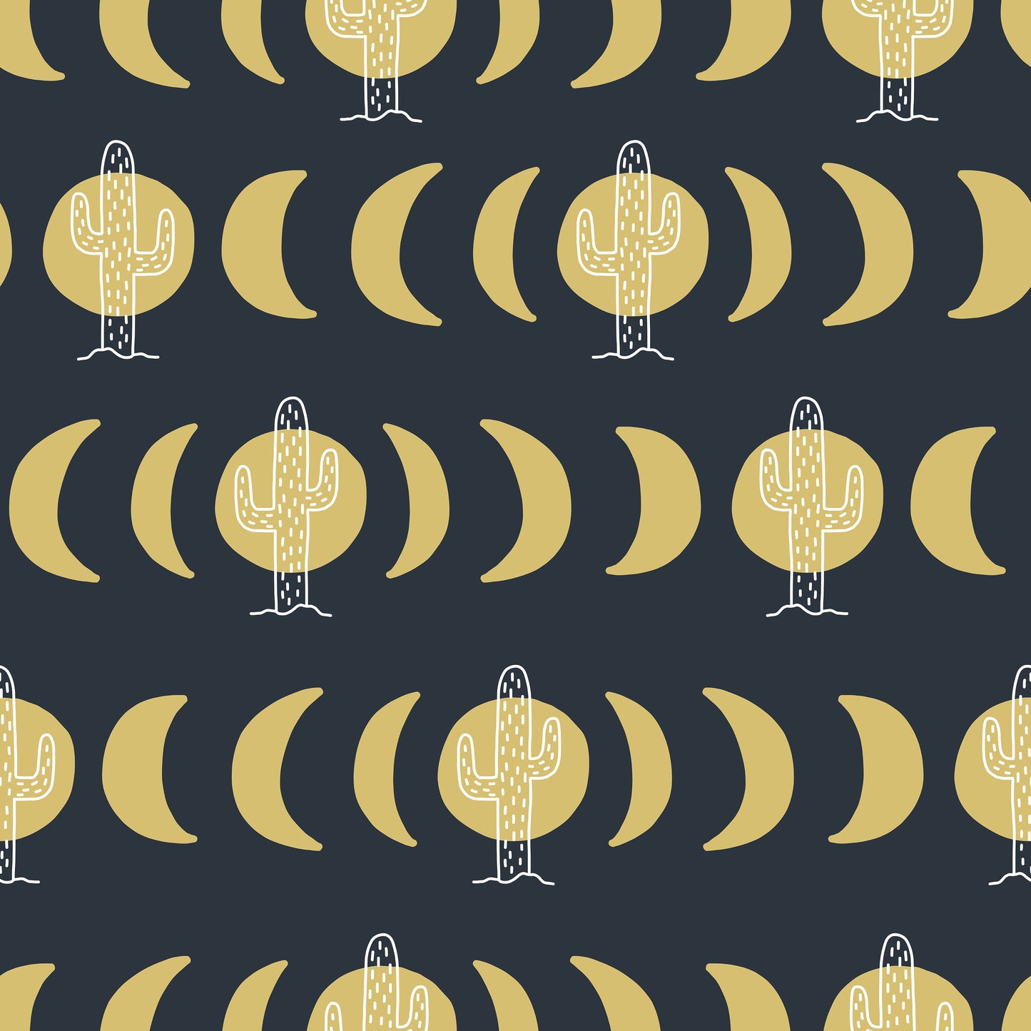 Moon Eclipse Cactus Self Adhesive Vinyl