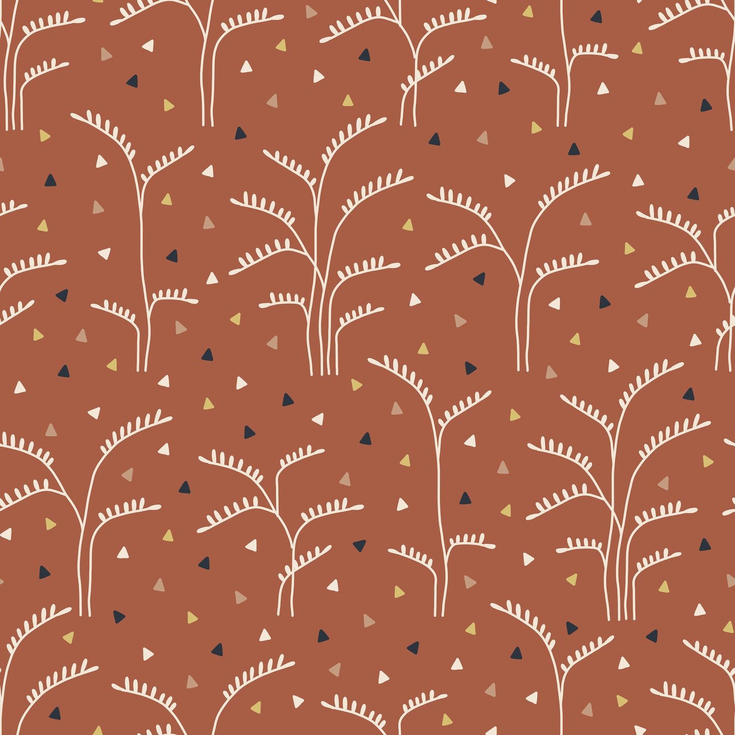 Brown Beige Wheat Grass Self Adhesive Vinyl
