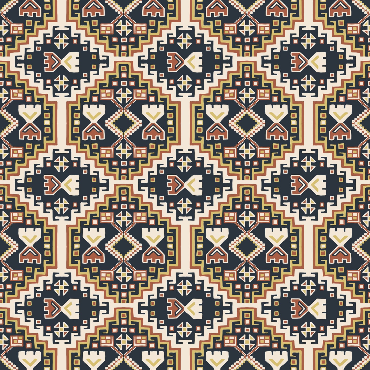 Aztec Geometric Zig Zag Self Adhesive Vinyl