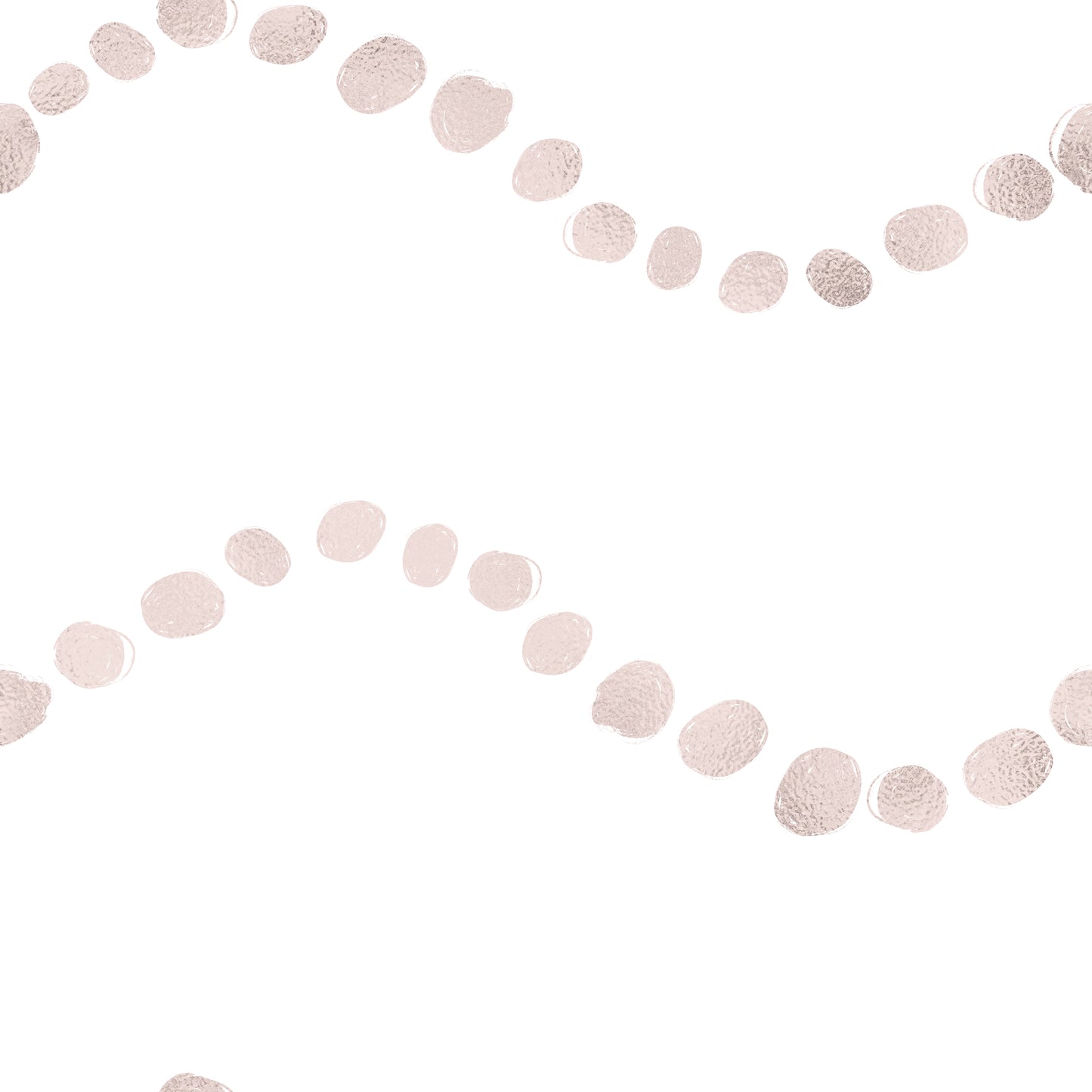 White & Blush Pink Wavy Spots Self Adhesive Vinyl