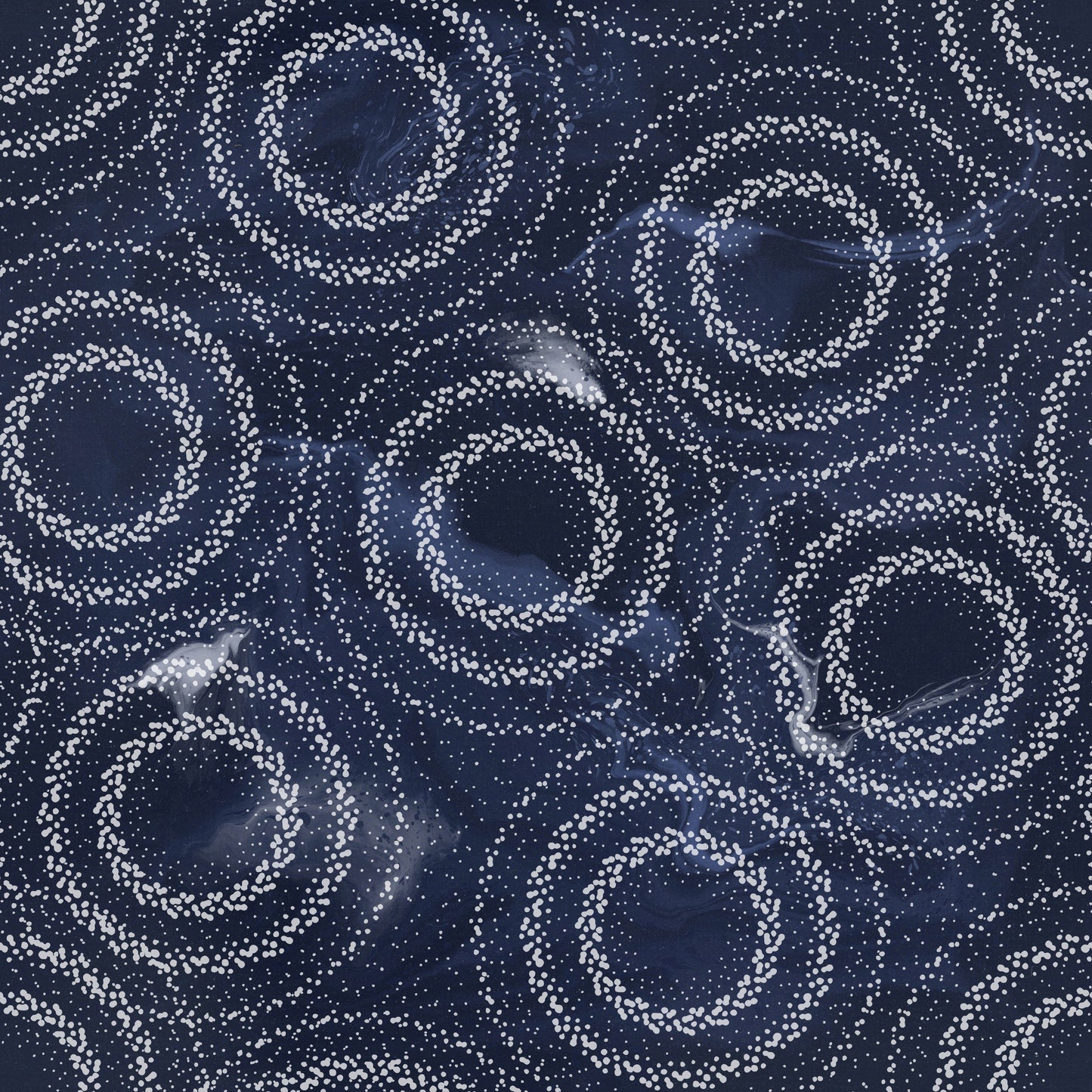 Navy Galaxy Circles Vinyl Furniture Wrap