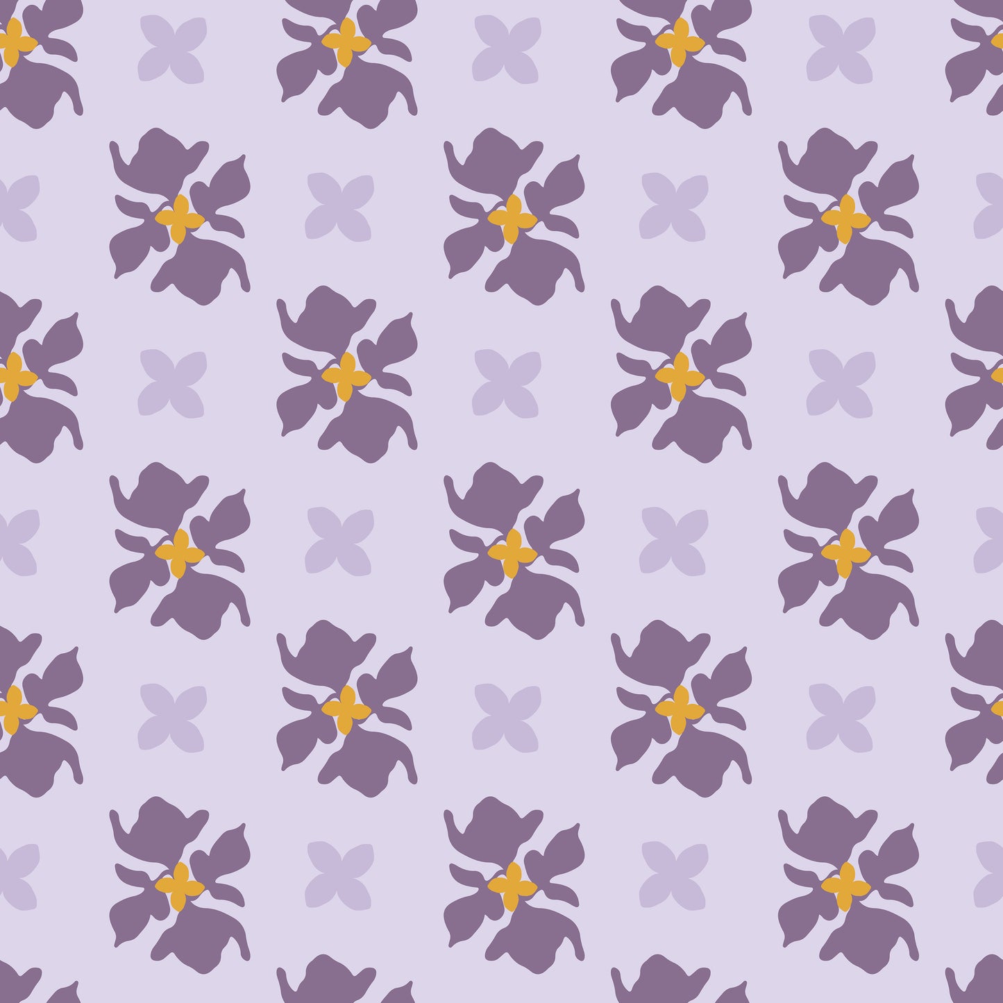 Lilac Purple Blossom Petals Self Adhesive Vinyl