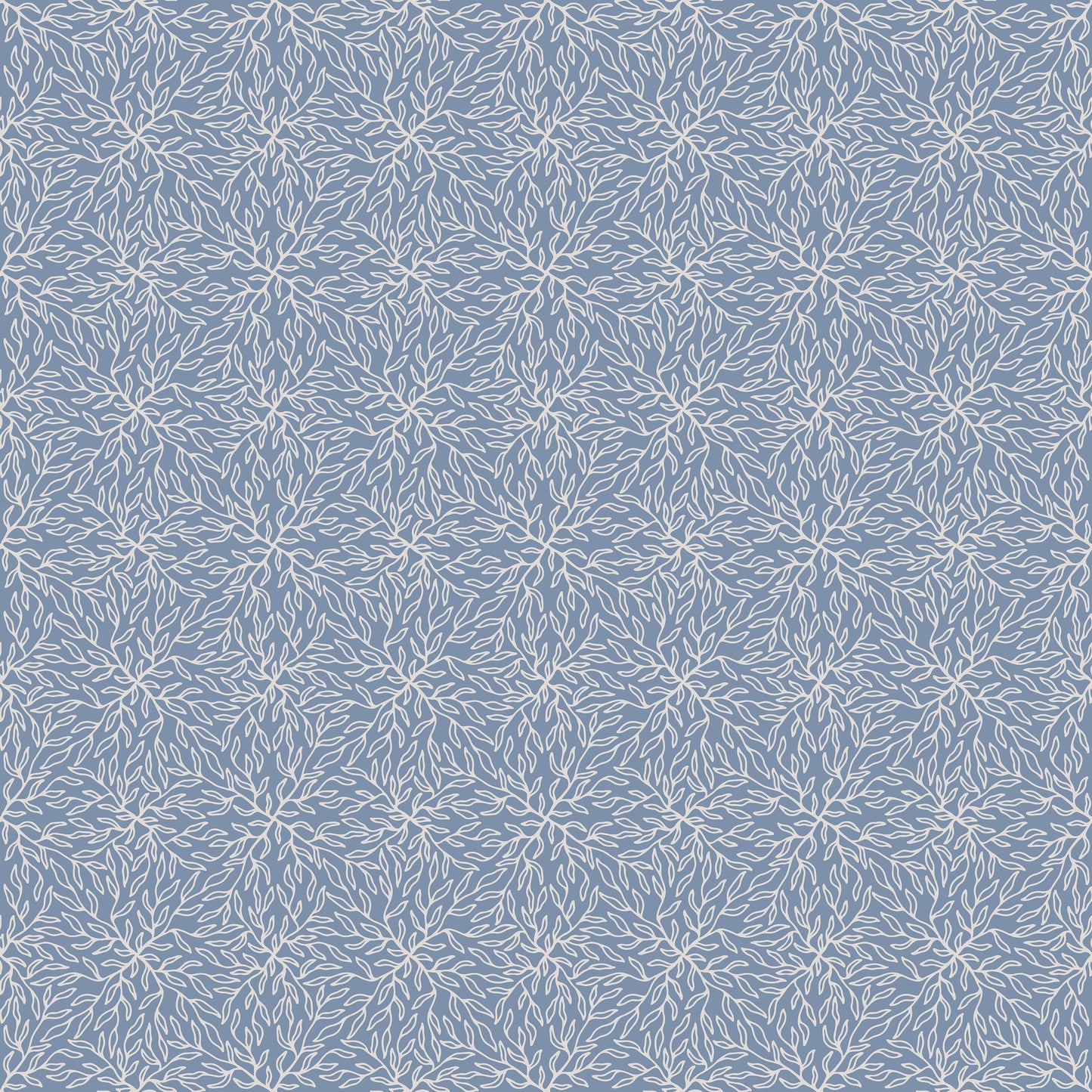 Pale Blue Micro Floral Vines Vinyl Furniture Wrap